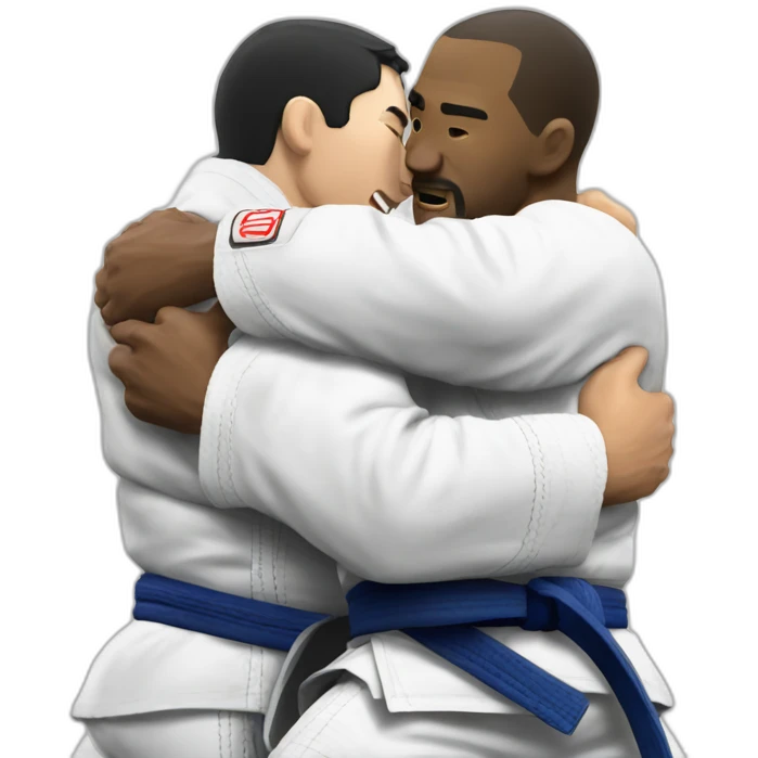 Baratoplata submission BJJ with opponent emoji