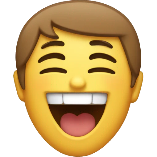 Half heart half laugh emoji
