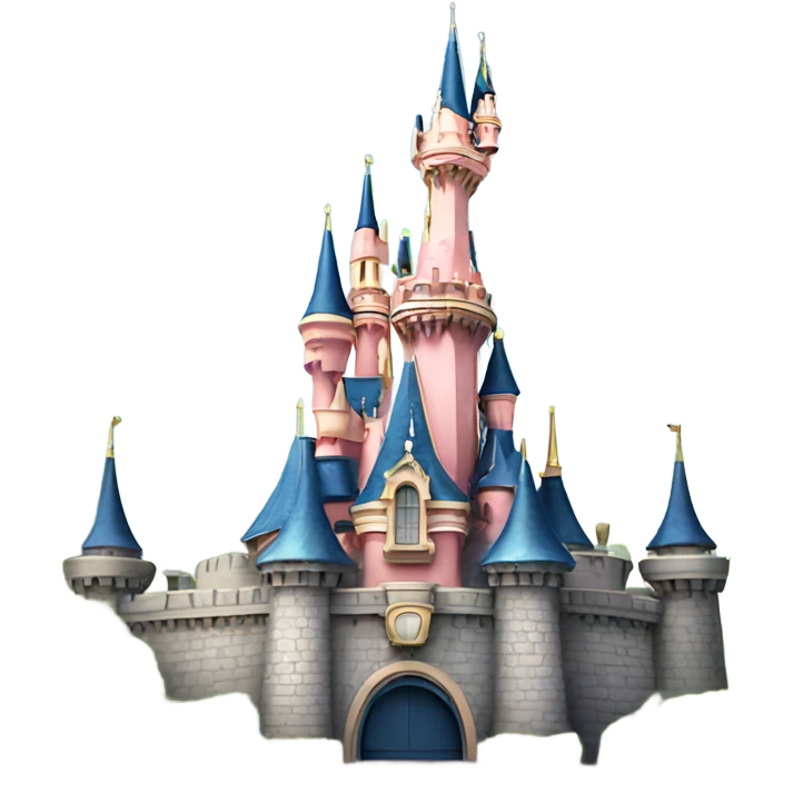 Disneyland paris castle emoji