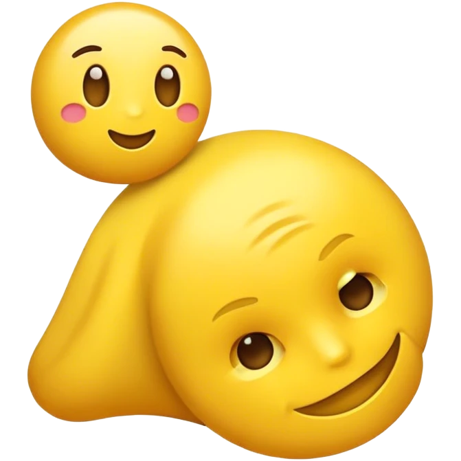 смущенный эмодзи с сердечками на щеках как веснушками emoji