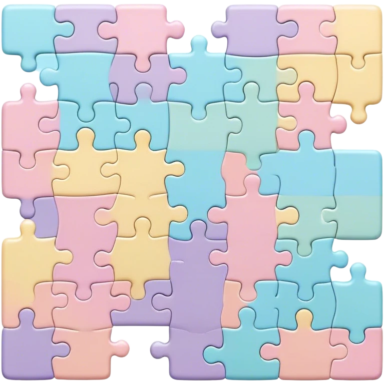 pastel puzzle emoji