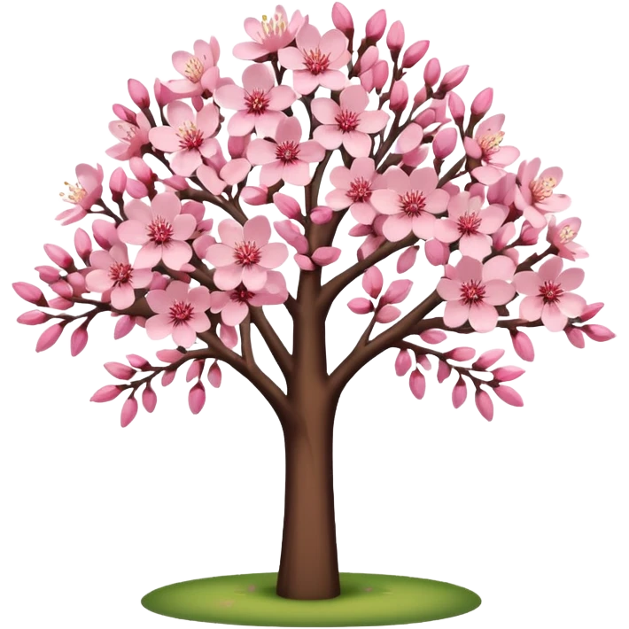 Cherry blossom tree aesthetic emoji