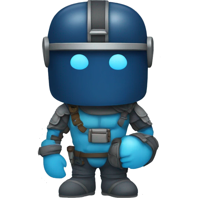 Blue boba emoji