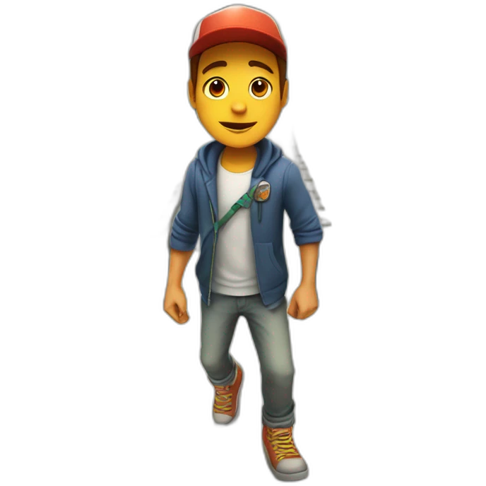 Picture of the subway surfer emoji