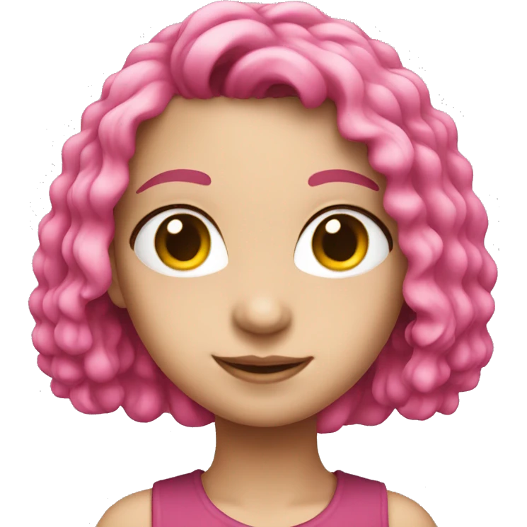 Pink emoji