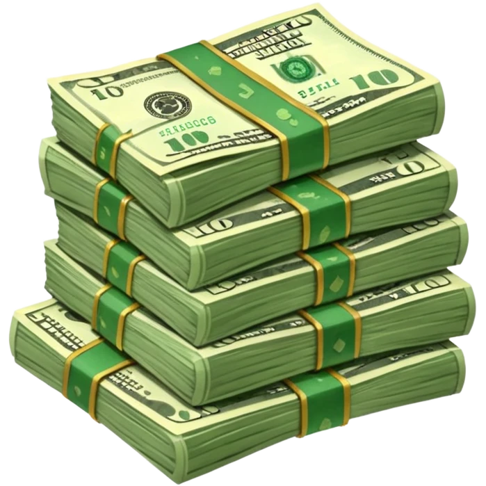 Falling value of the dollar emoji