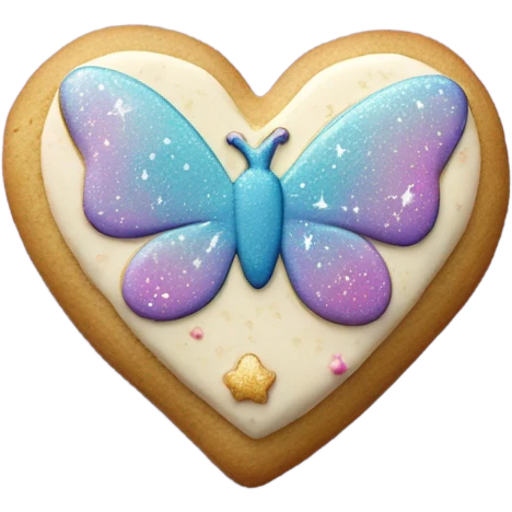 Fairy cookie heart emoji