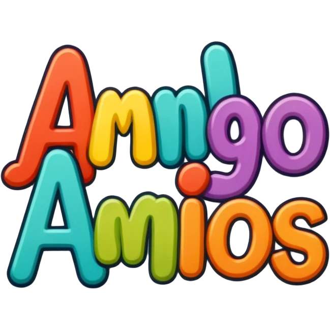 Retro Stickers  AMIGOS emoji