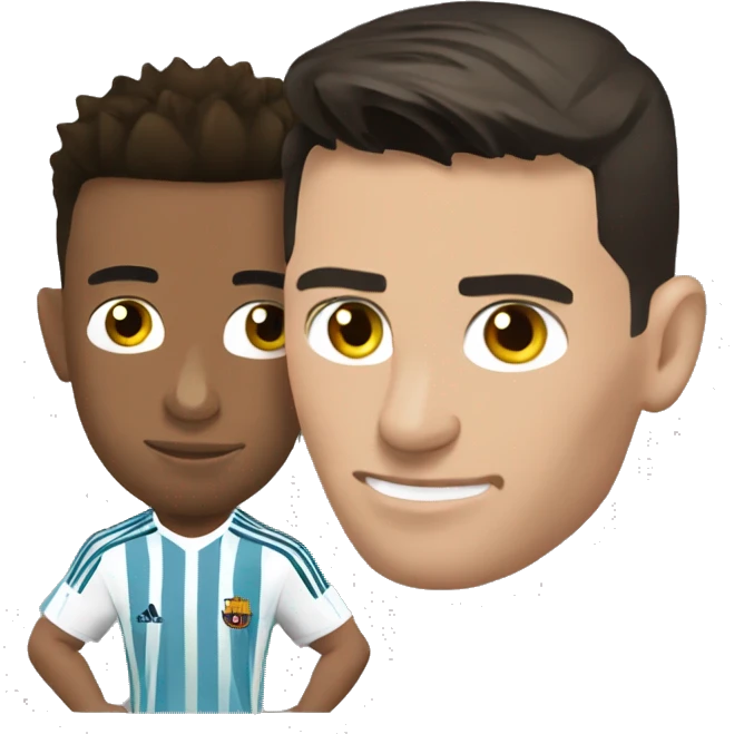 ronaldo ve messi emoji