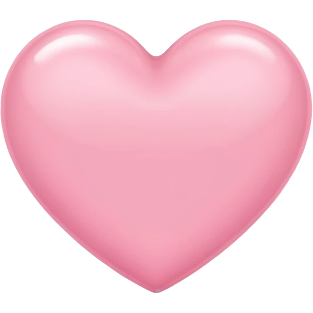 Baby Pink ios version heart emoji