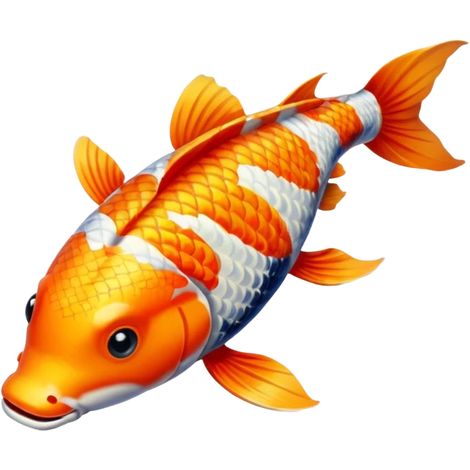 Pimp koi fish  emoji