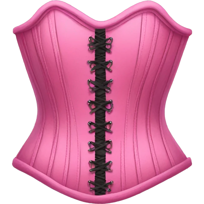Pink corset emoji
