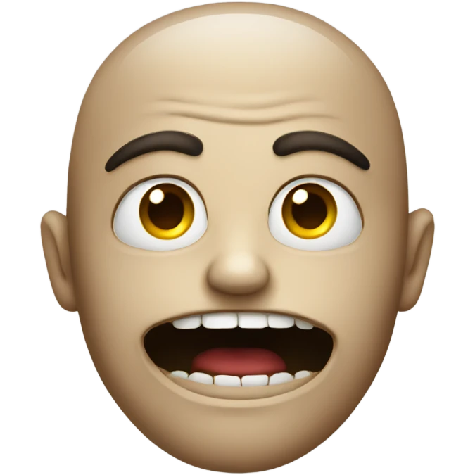 Emoji creepy face emoji