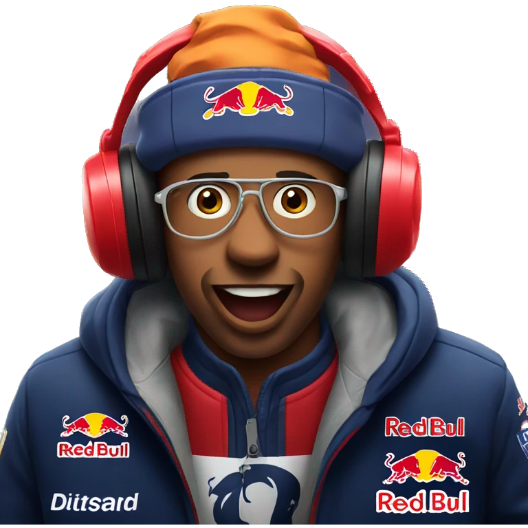 Hyper on Red Bull emoji