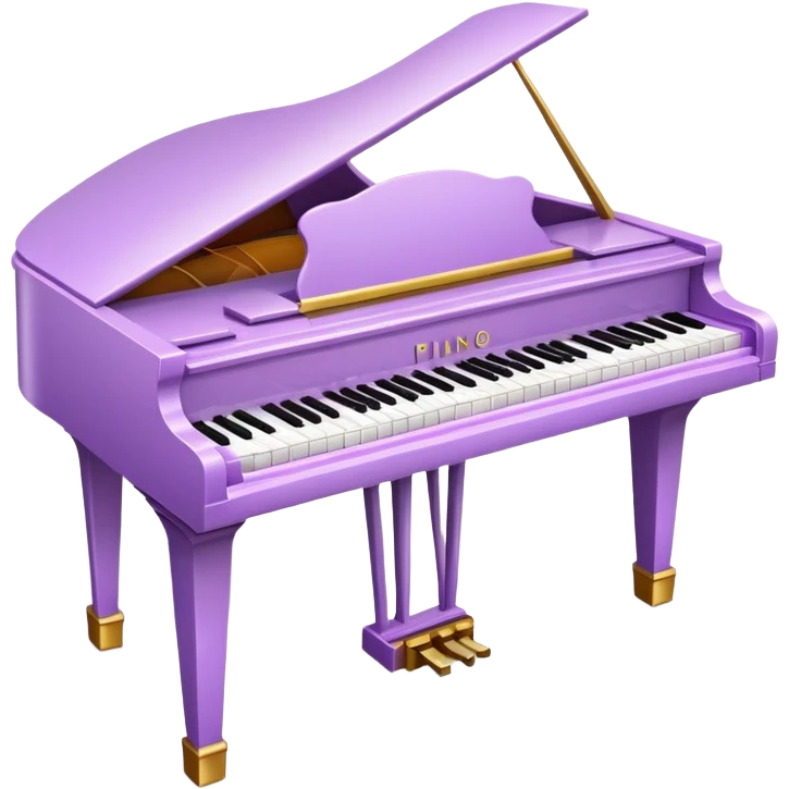 Light purple piano emoji