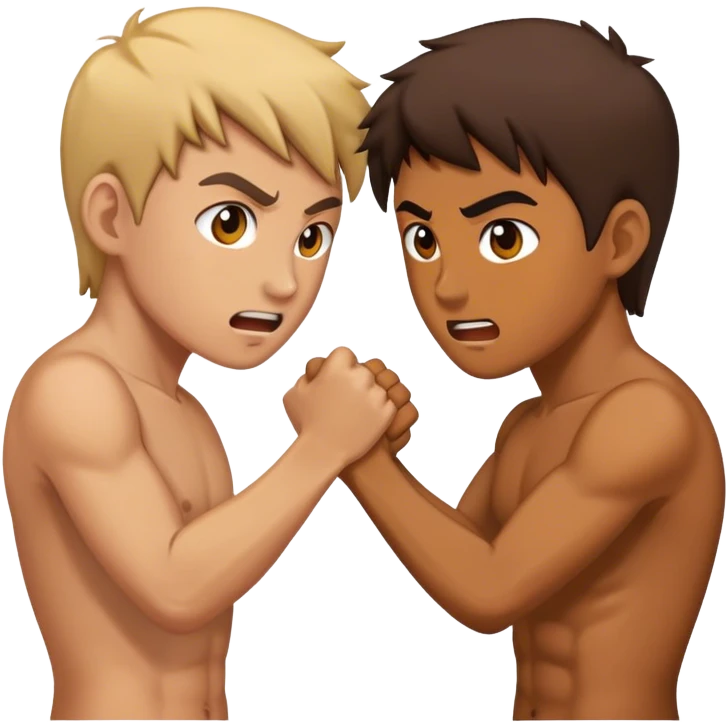 Friends fighting  emoji