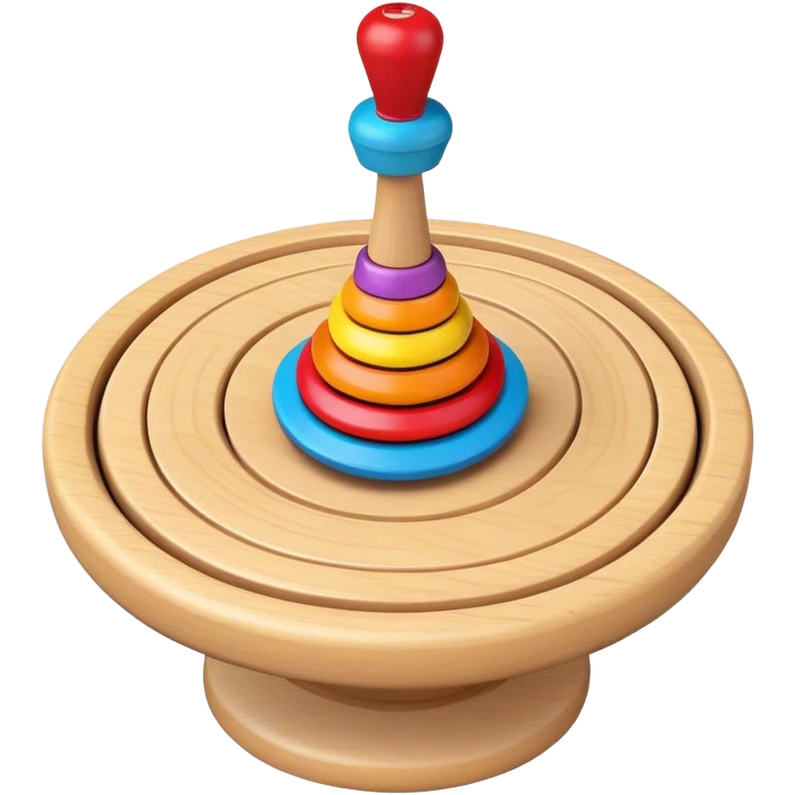 Emoji of a spinning top toy emoji