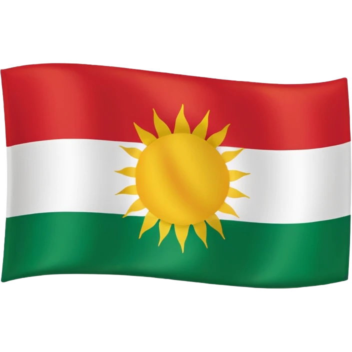 پرچم کردستان emoji