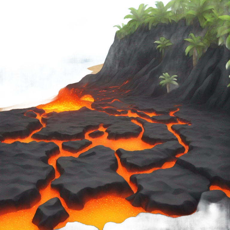Lava beach emoji