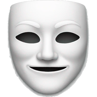 Anonymous mask emoji