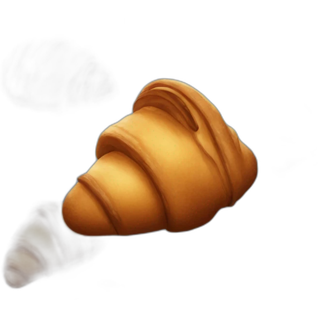 Chocolate croissant  emoji