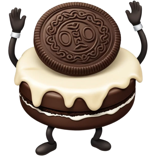 Dancing Oreo  emoji