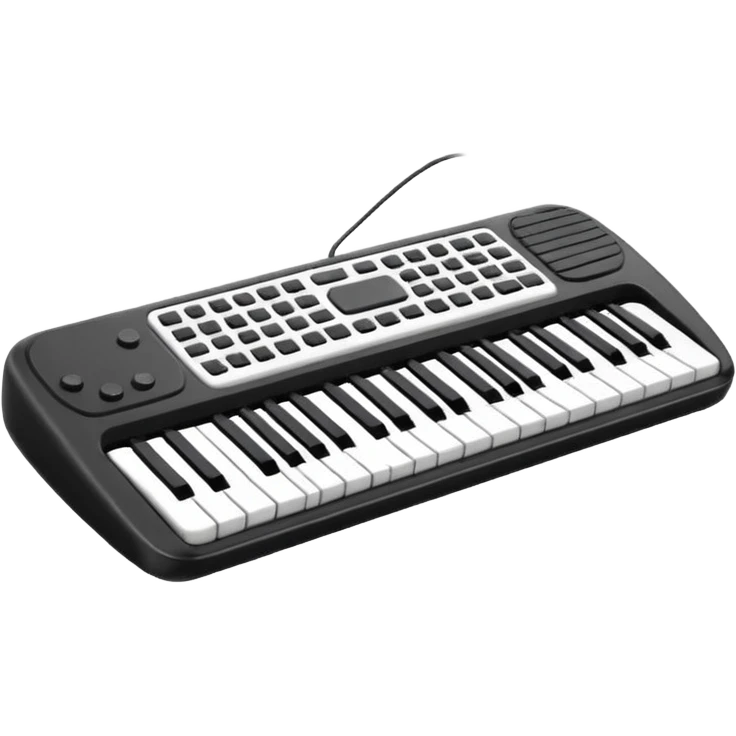 Electric keyboard emoji
