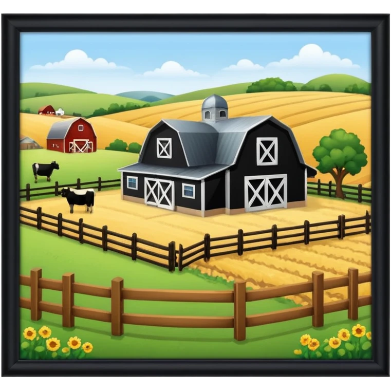 Granja corral campo 
 emoji