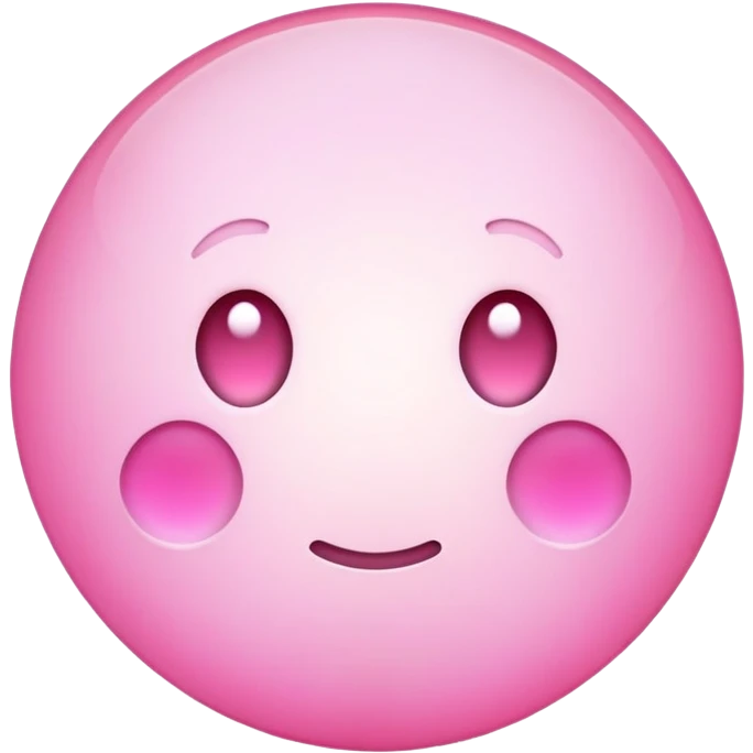 Pink light spot emoji