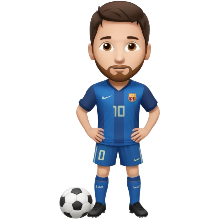 Messi full body emoji