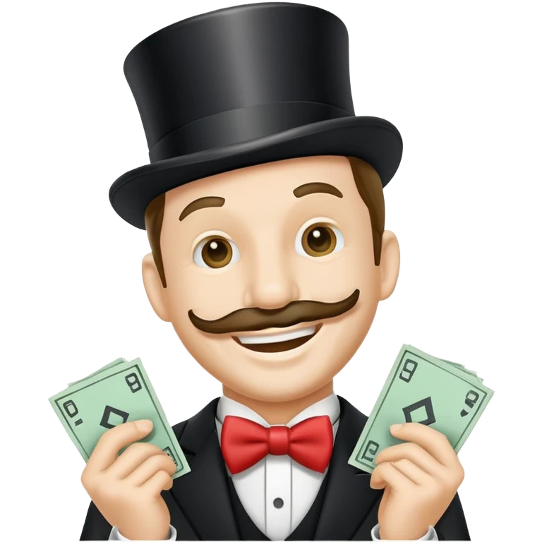 Monopoly man  emoji