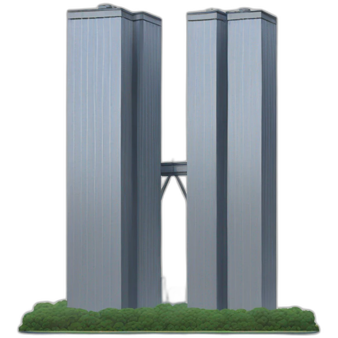 The twin towers emoji
