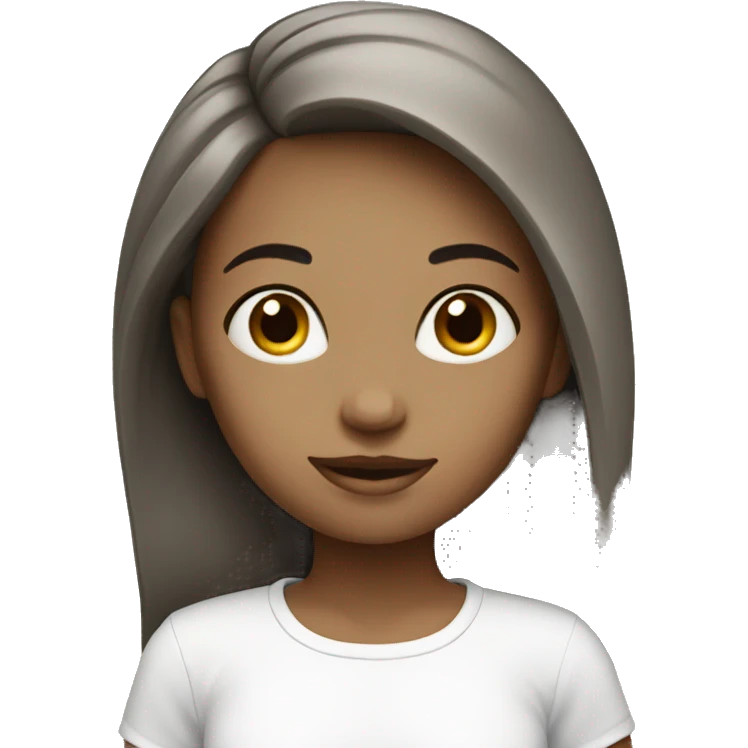  girl white emoji