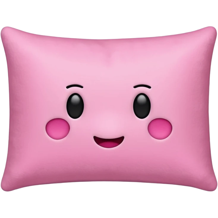 Make a pink pillow emoji