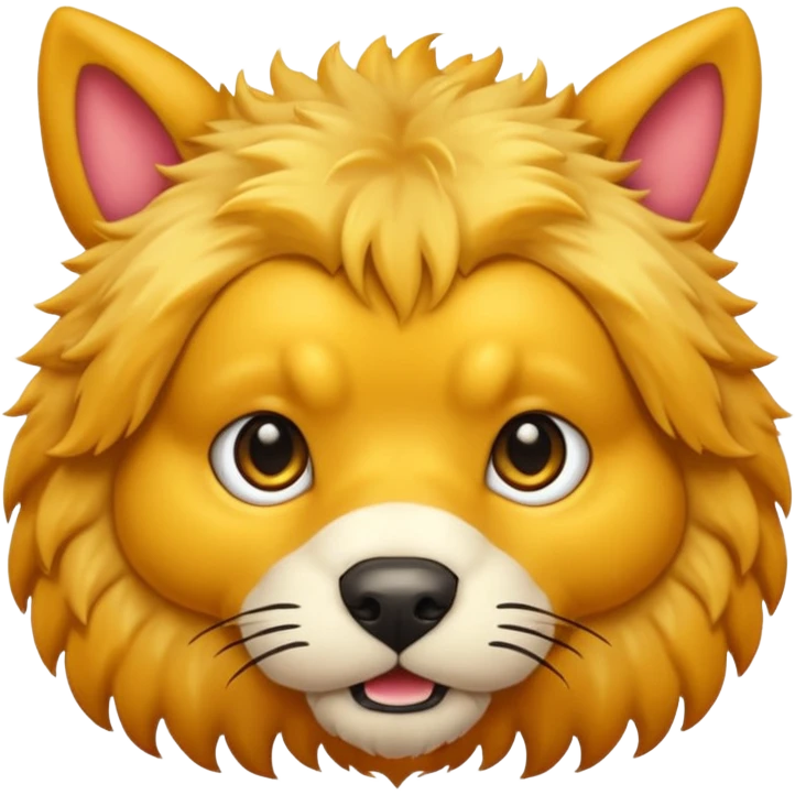 The three headed hound, cerberus. He is soft and cute emoji