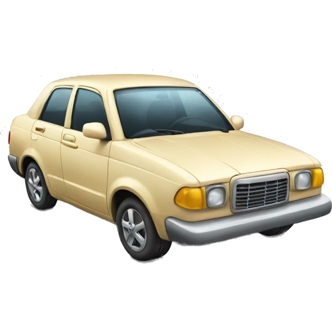 Car with legs emoji