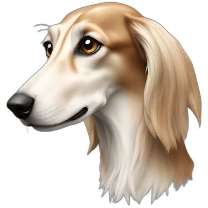 Saluki in profile emoji