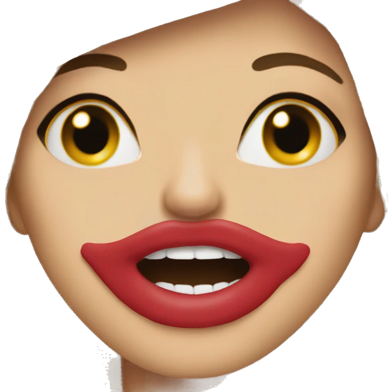 Like lips meme emoji