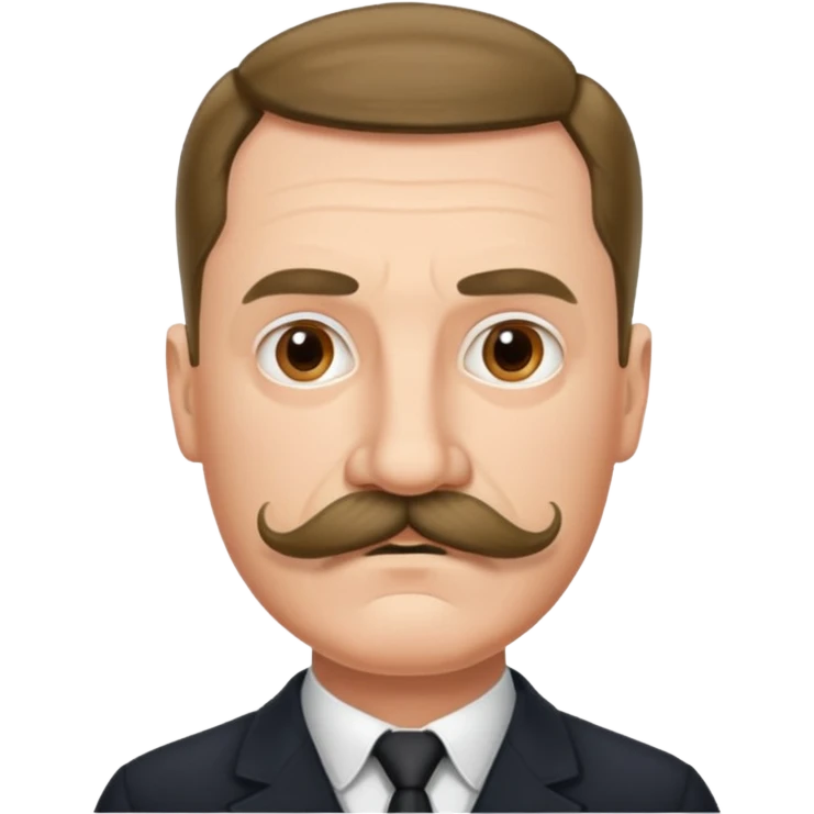 Adolf mustache emoji emoji