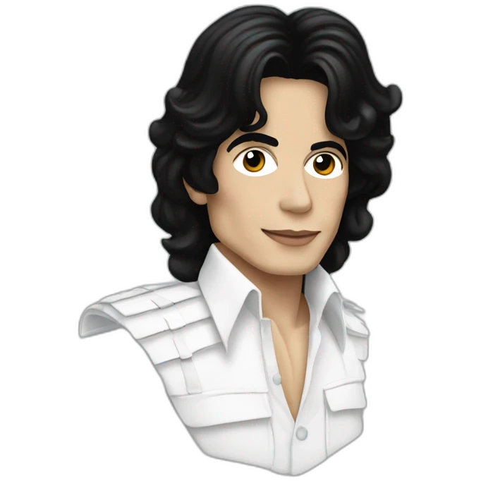 White Michael jackson emoji