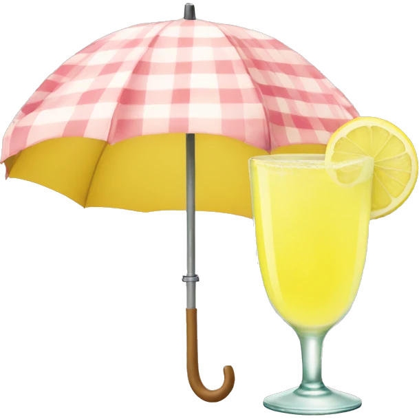 lemonade with an small umberlla  emoji
