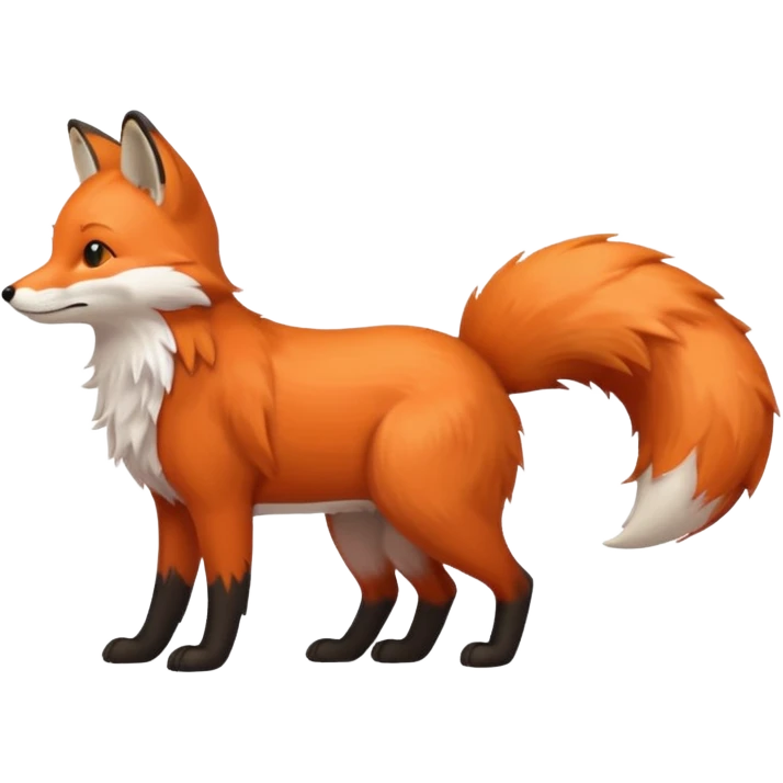  Volpe animale di lato emoji