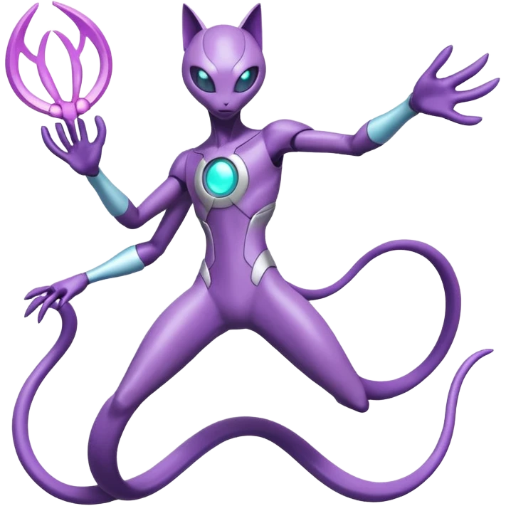 Deoxys-Mewtwo-Lunala-Fakémon-hybrid-creature (full body)  emoji
