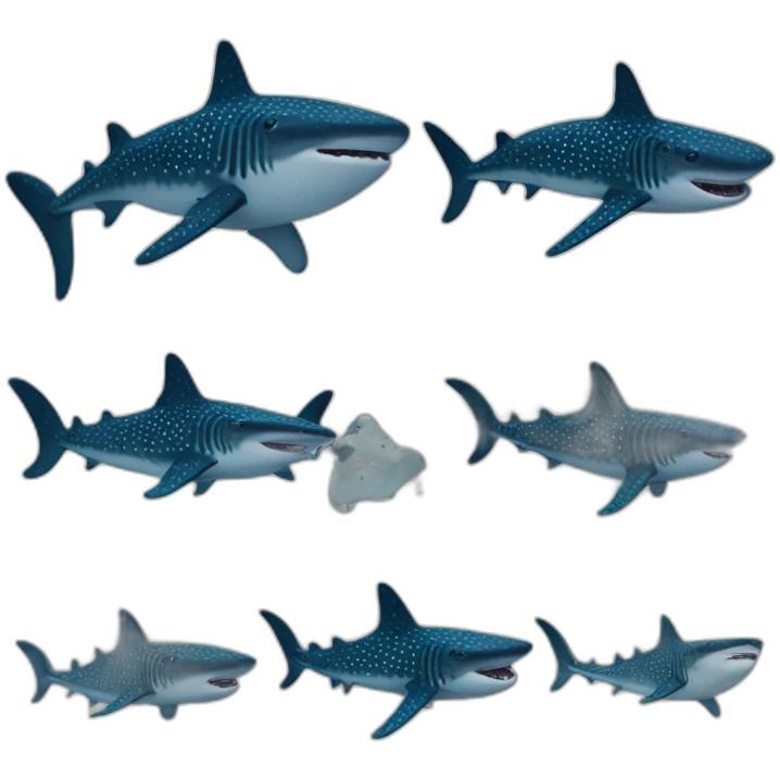whale shark flat head emoji