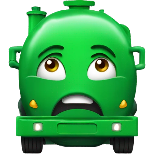 green fuel tanker emoji
