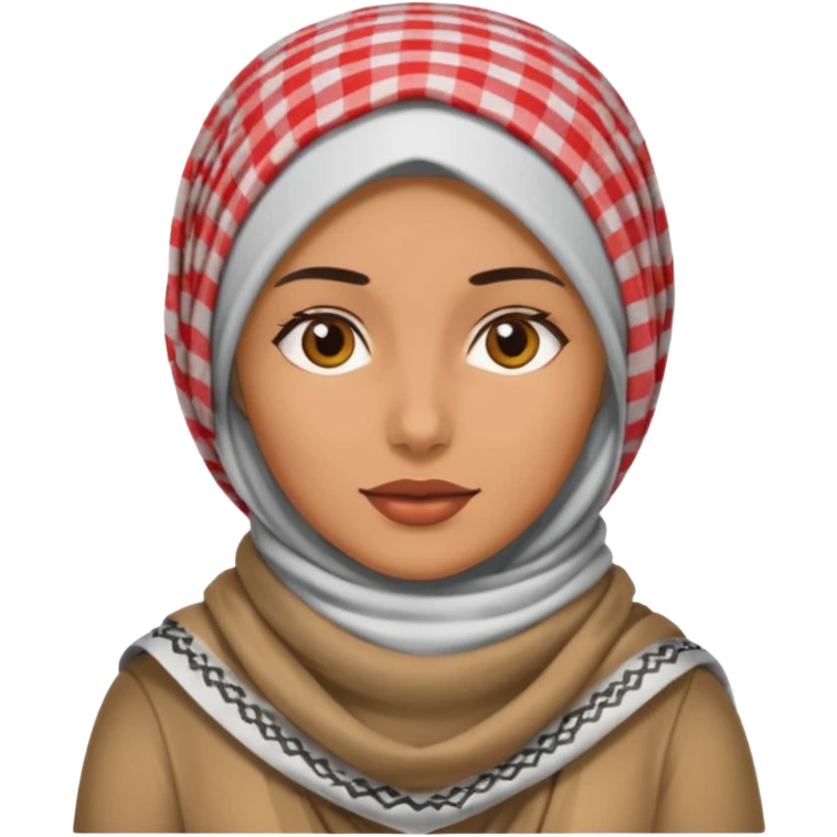 Woman in Keffiyeh emoji