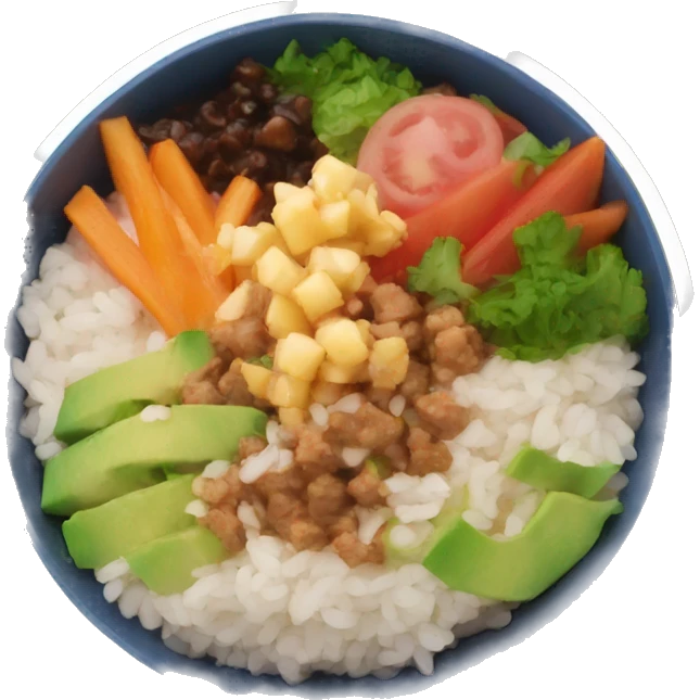 poke bowl emoji