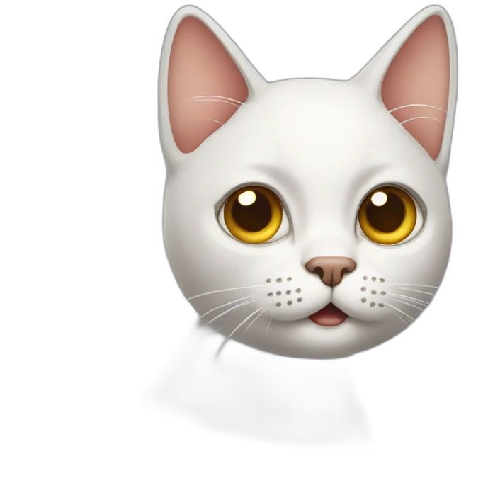 cat shocked sideway emoji