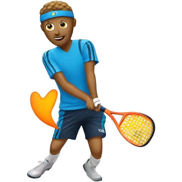 Playing padel emoji
