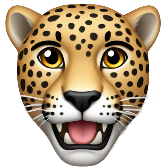 Lying jaguar emoji